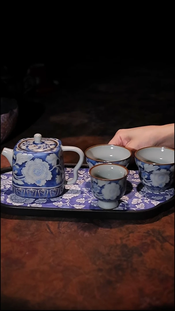 陶瓷茶具（无礼盒）@@A12444