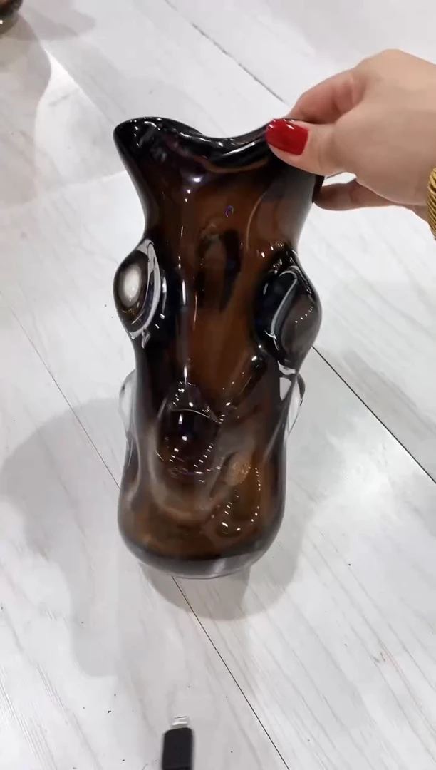 慕忆家手作琉璃花瓶小号