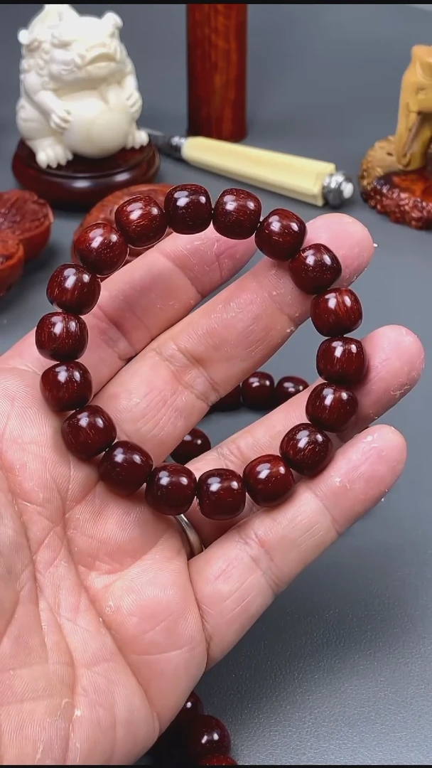 小叶紫檀印度小叶紫檀12x13mm老型精工