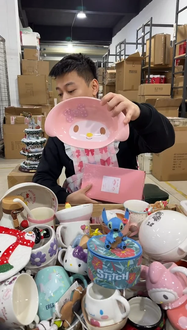 瓷片B款大号美乐蒂深碗