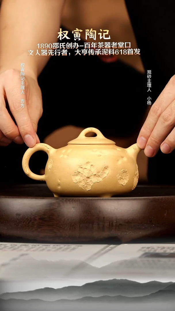 茶壶紫砂33 大亨本绿供春350c 紫砂壶W