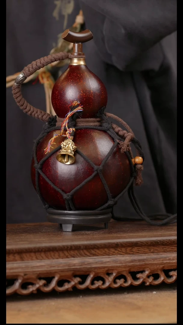 244号精品天然大漆酒葫芦一物一拍~