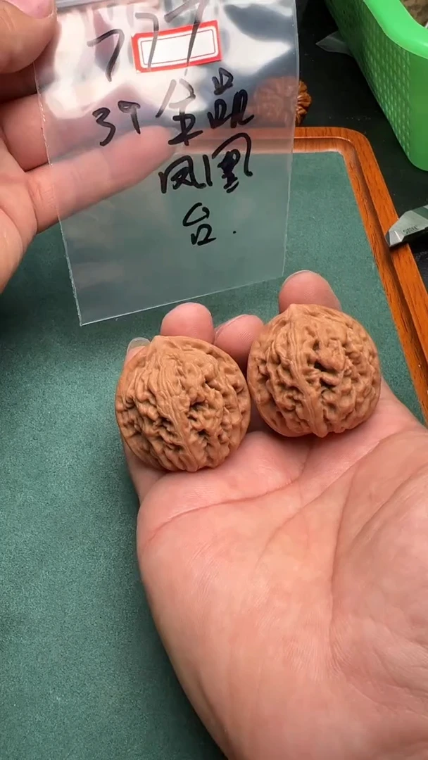 文玩核桃把件39凤凰台全品