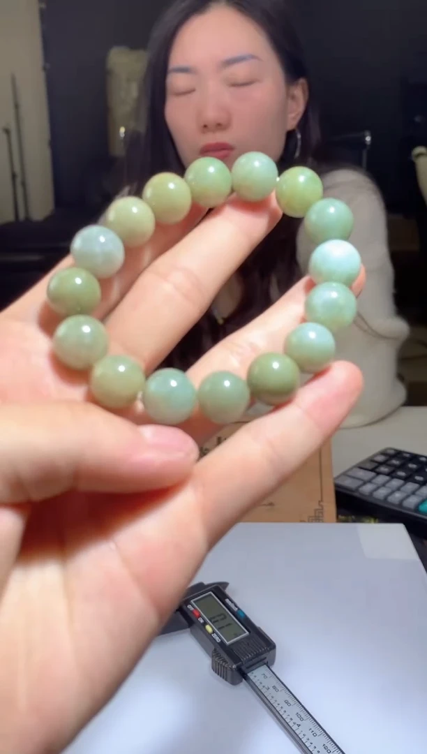 未镶嵌手链翡翠天然缅甸珠串拍一发一
