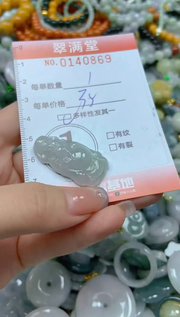 翡翠未镶嵌颈饰闪购0140869