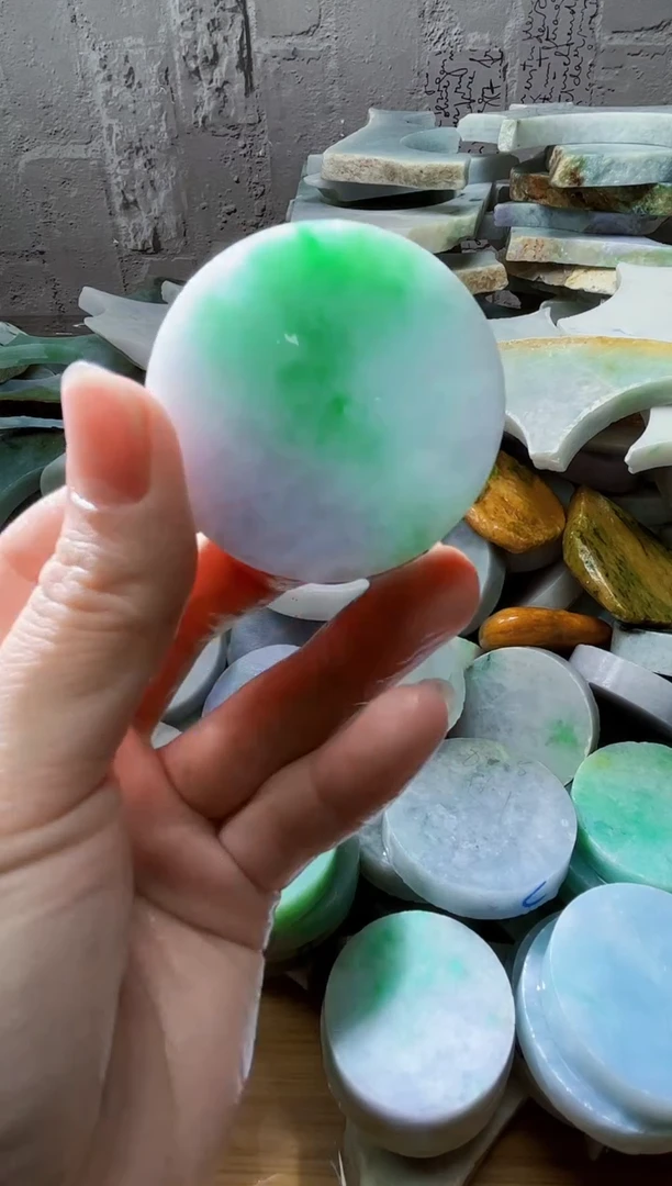 裸石翡翠天然翡翠A货古 南 423