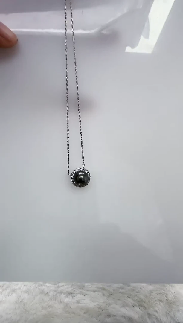 【闪购商品】海水珍珠DA银S925镶嵌h288 大溪地9