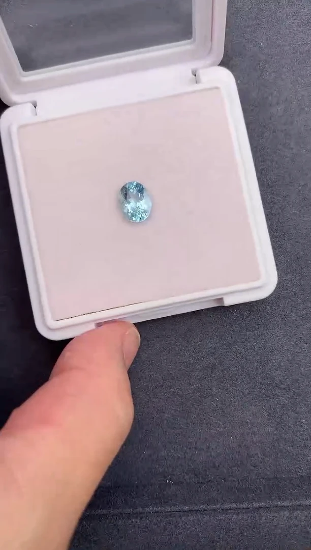 【闪购商品】海蓝宝石裸石未镶嵌1ct海蓝宝