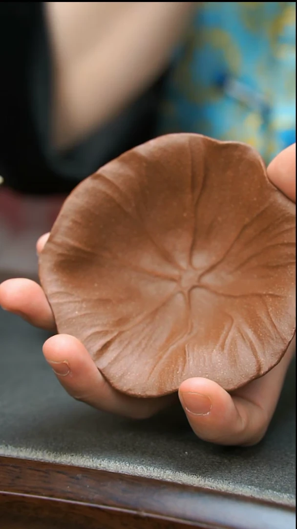 【闪购商品】紫砂茶壶降坡荷叶杯