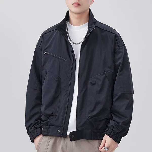 【美式立领】赞仕男士美式休闲夹克户外工装百搭外套52132