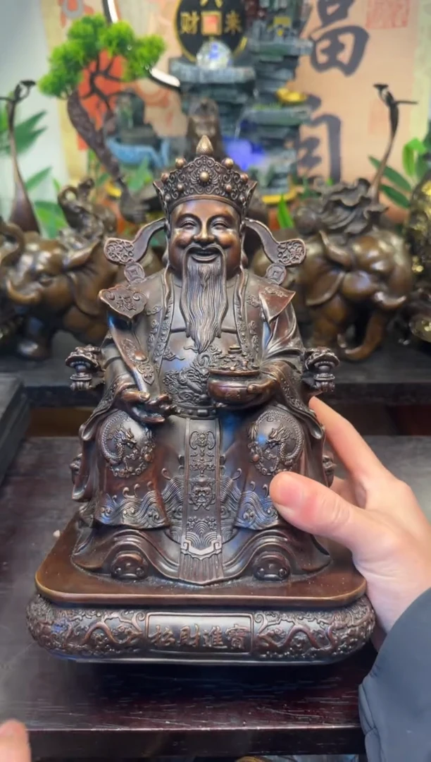 潼潼古铜只卖真铜！（大坐财）