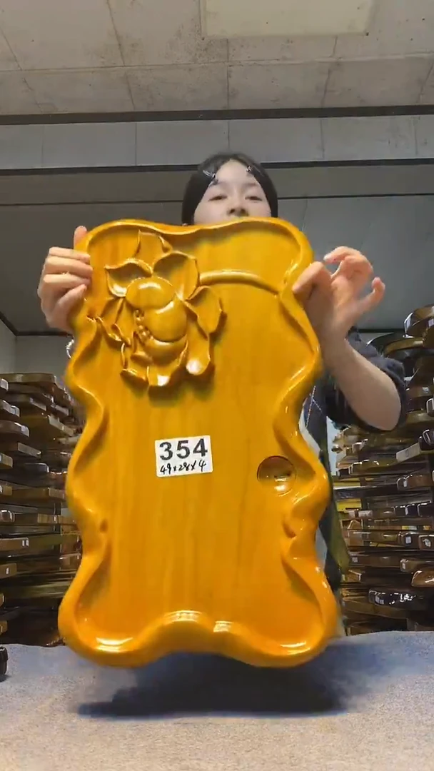 实木原木茶盘 一物一拍(不含配件）