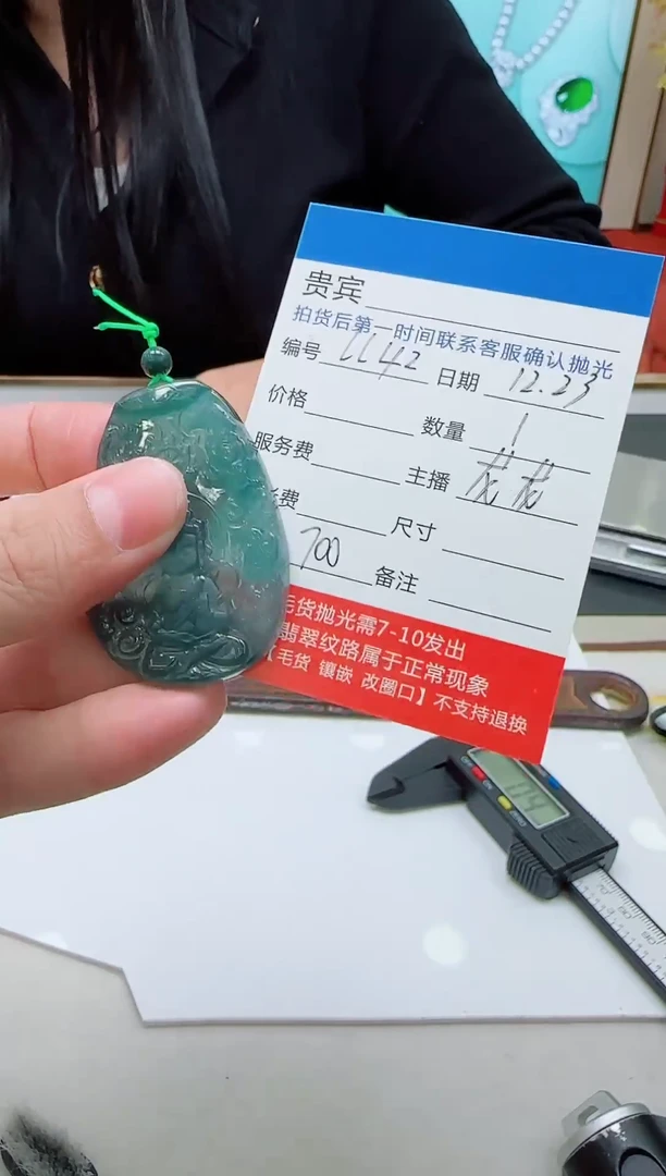 未镶嵌定制翡翠LL42翡翠吊坠-多样性发其一