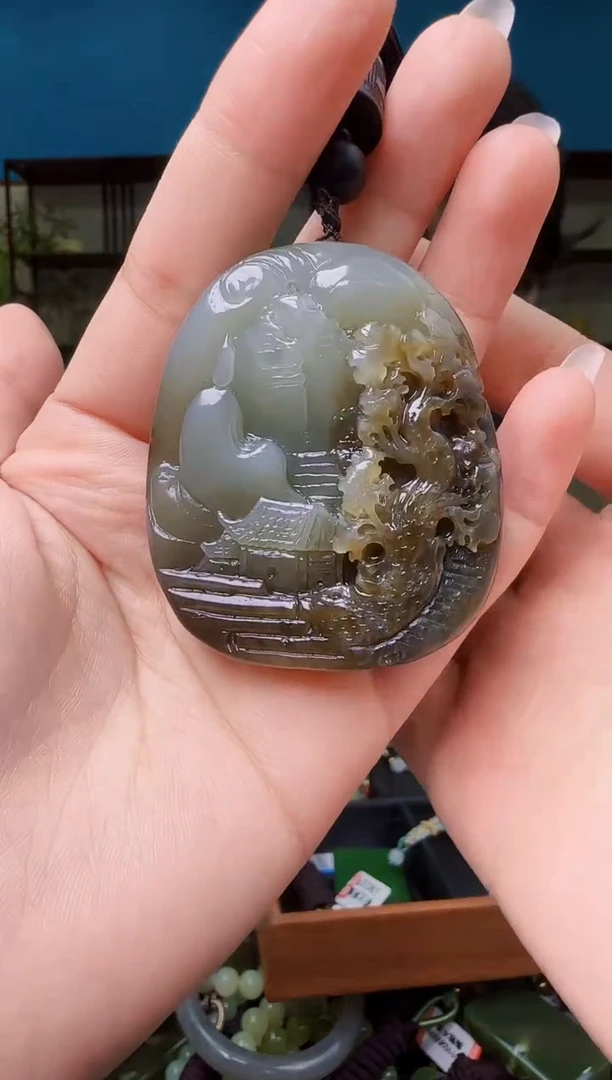 颈饰未镶嵌和田玉1