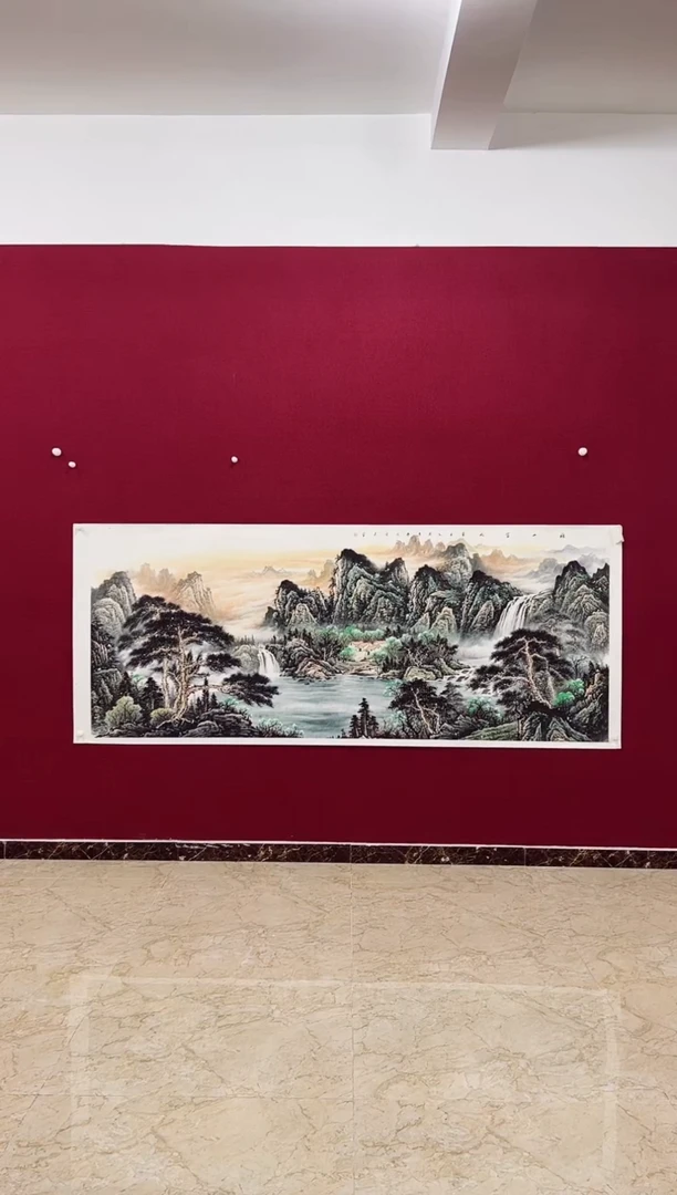 国画用****4张现民的国画作品