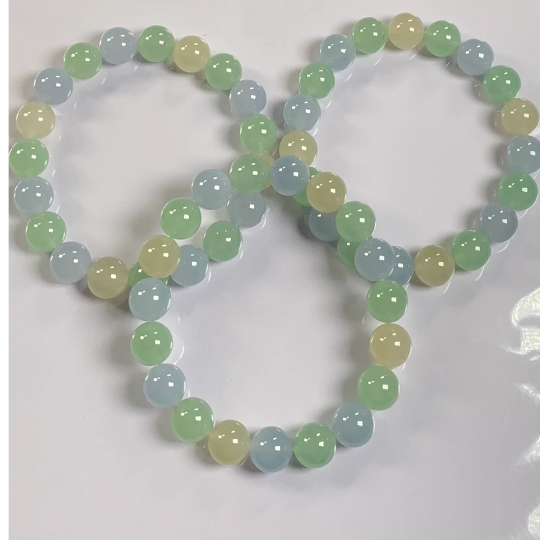 天然缅甸翡翠A货浅多宝手串多样性发货，发一件539