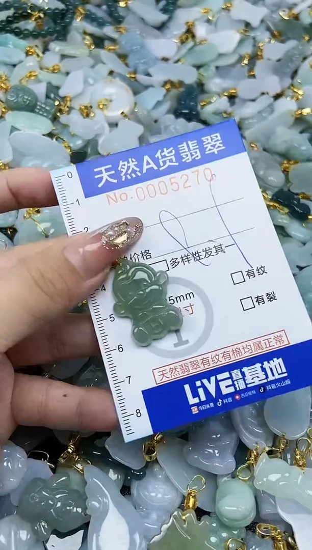 翡翠未镶嵌颈饰天然A货翡翠