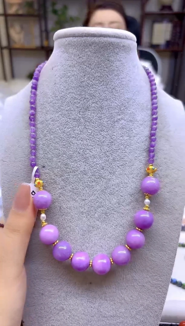 翡翠未镶嵌项链DIY款X709