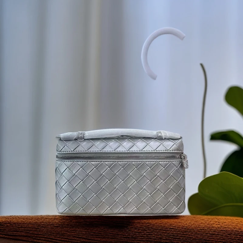 （胖妞家的包）LP编织饭盒包 经典单肩斜挎女包气质女神包百搭休闲