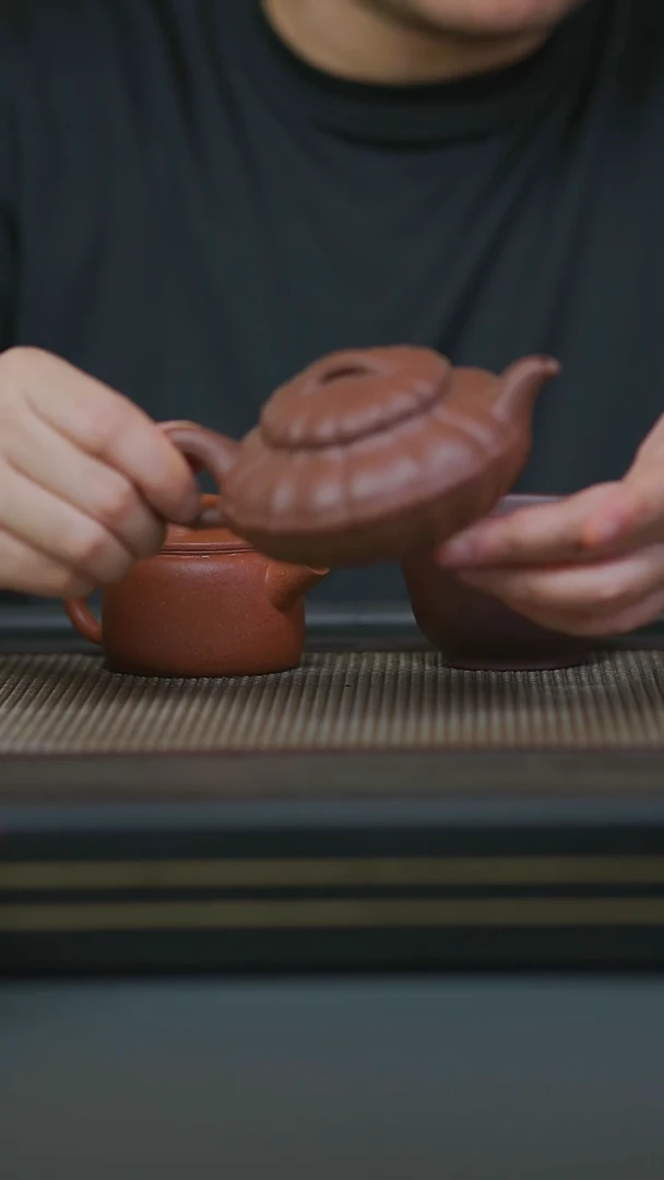 茶壶紫砂微瑕紫泥筋纹合欢190cc