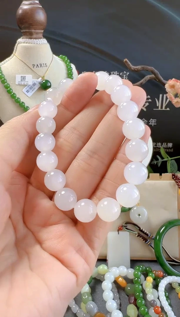 未镶嵌手链和田玉10/支持复检/多样性发一cg