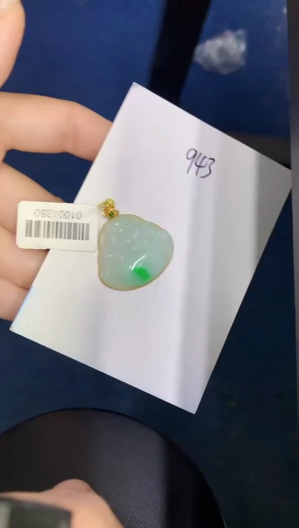 【闪购商品】翡翠颈饰18K金镶嵌000000000000