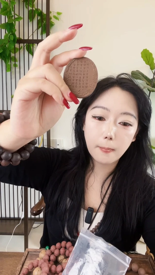 泥塑疏肝解郁圆牌心经