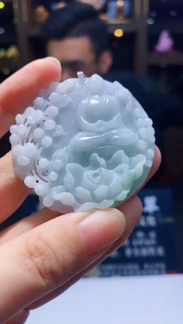 翡翠未镶嵌颈饰M-@@JYTR70919