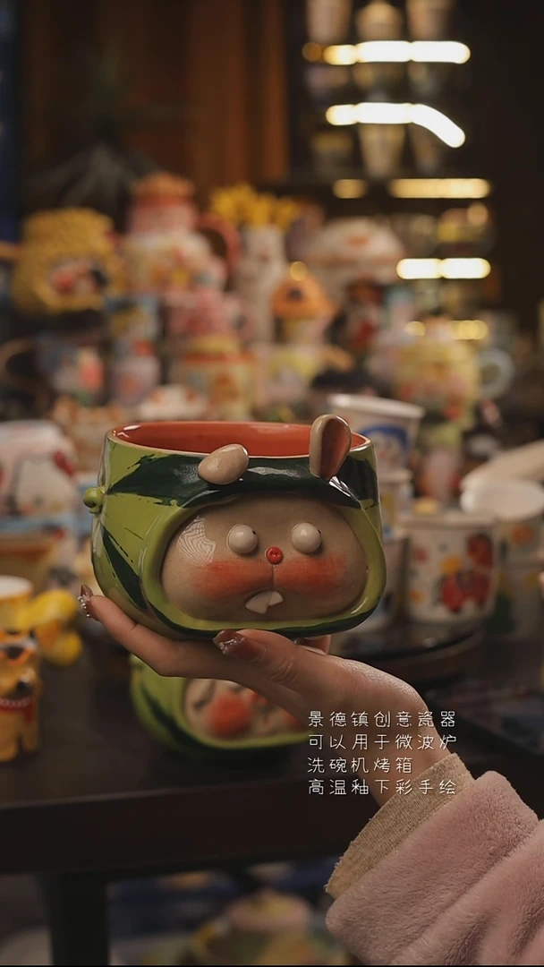 景德镇釉下彩绘设计师款式陶瓷