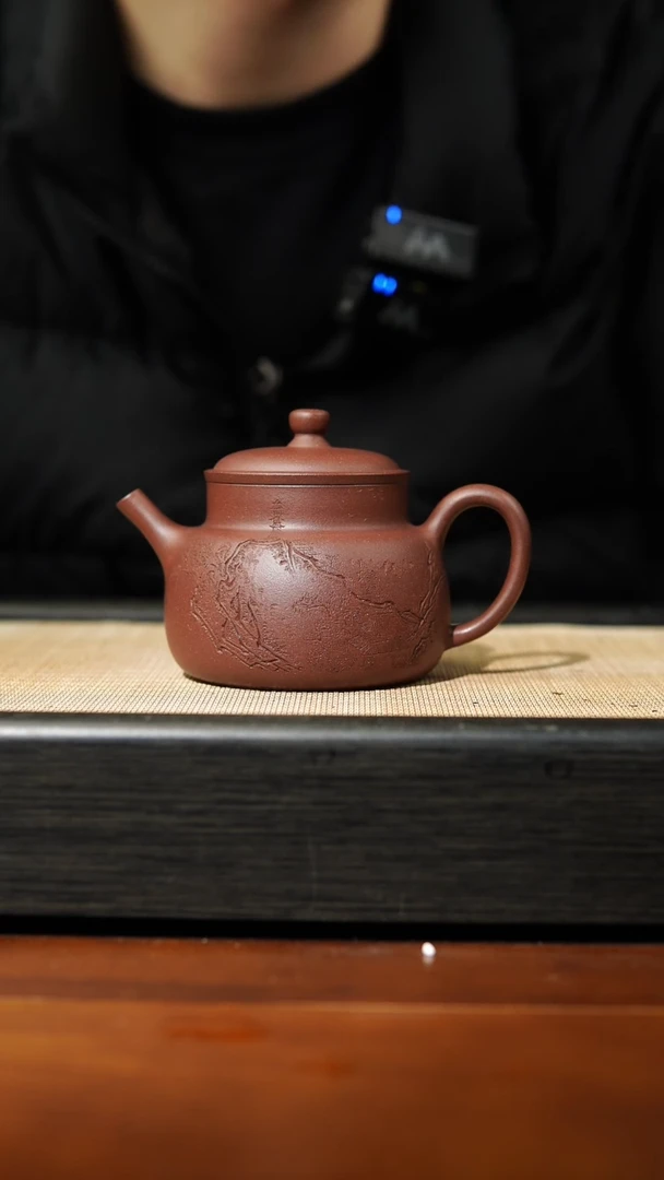 【闪购商品】紫砂茶壶言心,200cc底槽清