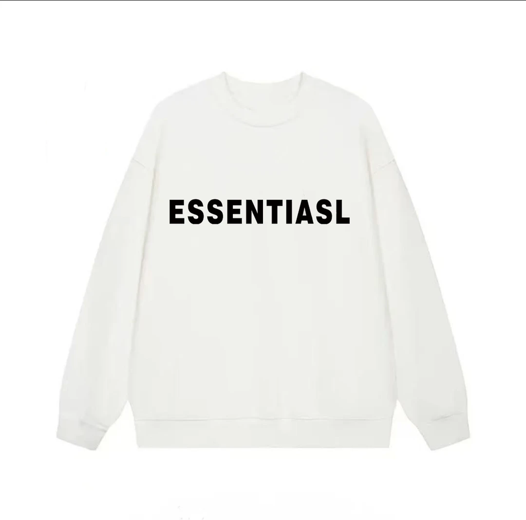 【植绒】男女情侣款青春设计感情侣INS圆领卫衣-字母ESS