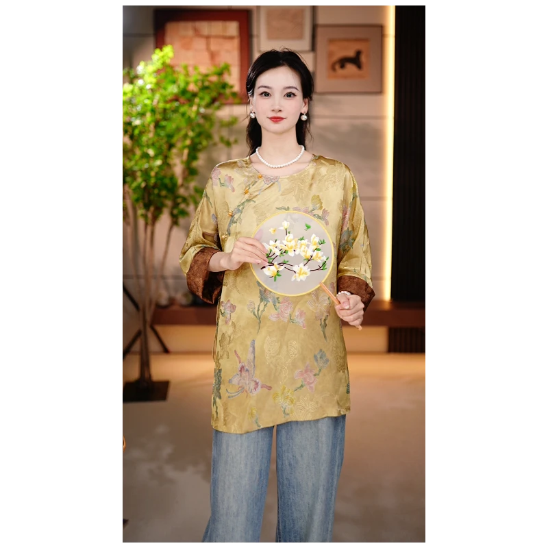 【金剪子】新中式国风时尚高级感轻奢腰绳开襟