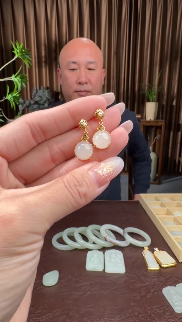 颈饰银S925镶嵌和田玉54天明10.22多样性拍一发一