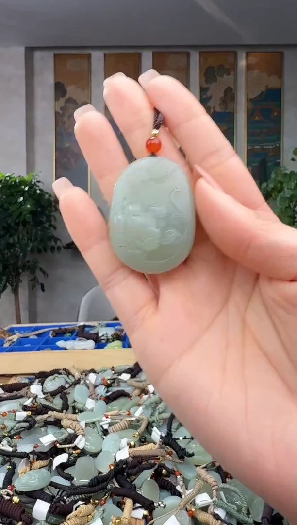 颈饰未镶嵌和田玉拍一发一多样性发货