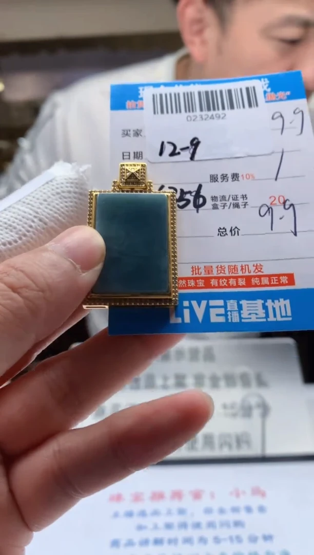 颈饰未镶嵌翡翠天然翡翠A货拍一发一