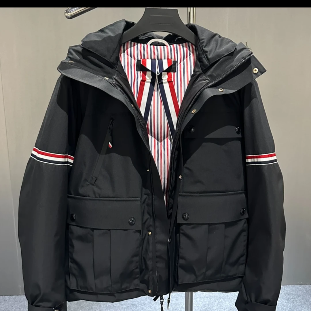 CB-2028-冬季新款冲锋衣羽绒服男女同款外套*H