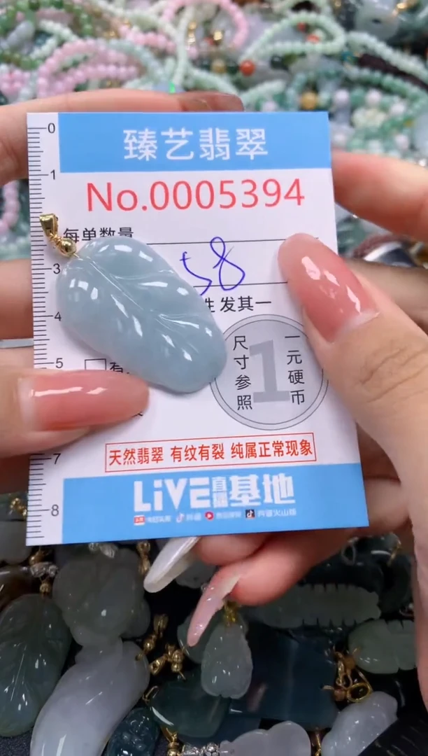翡翠未镶嵌吊坠(不含链)5394