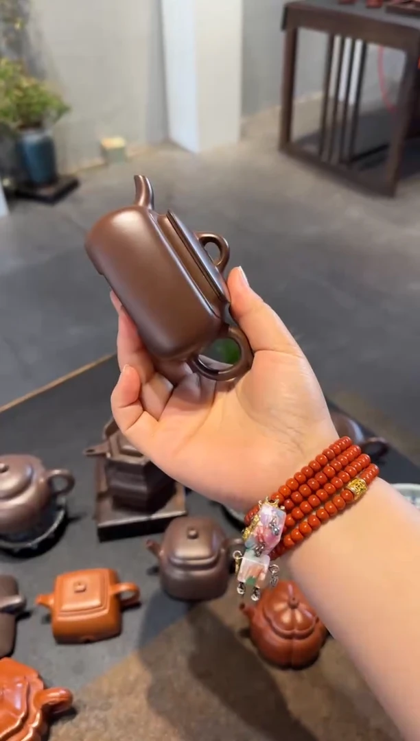 茶壶紫砂长四方 紫砂壶