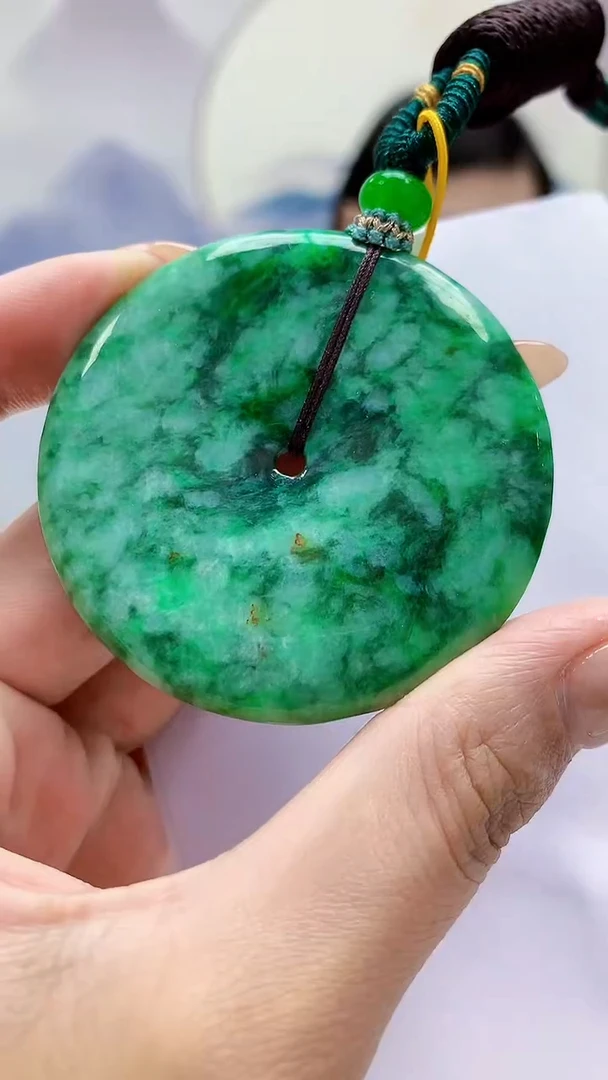 未镶嵌定制翡翠4812MM-毛货挂件23
