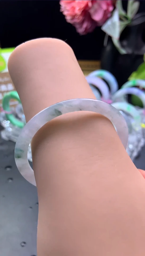 未镶嵌手镯定制翡翠54-56「定制不退不换」