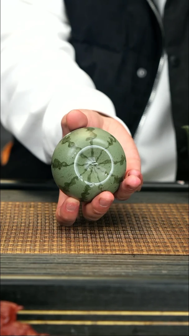 【闪购商品】紫砂茶壶9西瓜杯 豆青