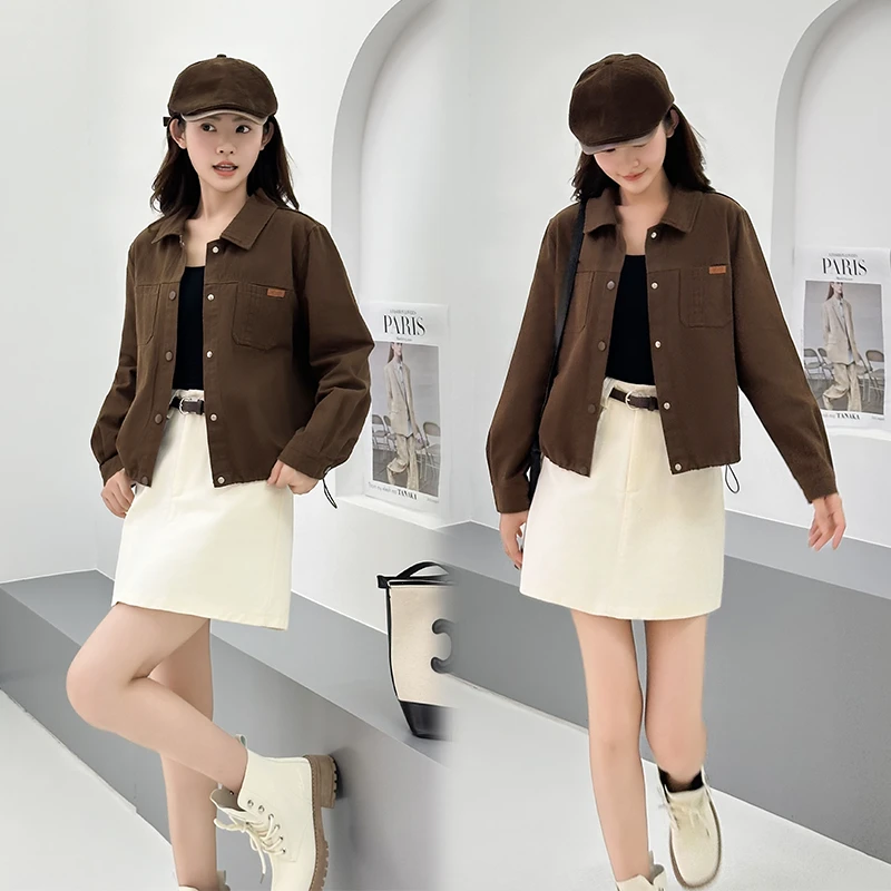 2025秋季新款时尚休闲外套女显瘦上衣百搭洋气宽松外套夹克25115