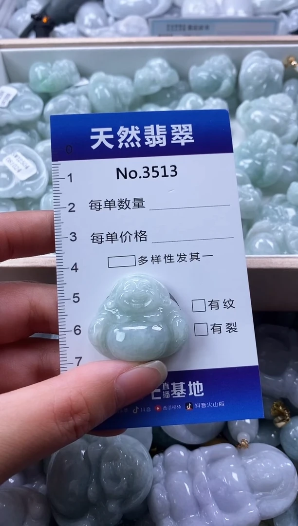 翡翠未镶嵌颈饰缅甸A货翡翠3513