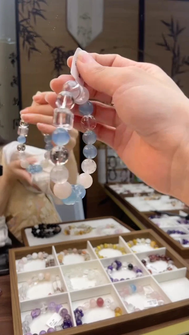 【闪购商品】水晶手链合金白水晶