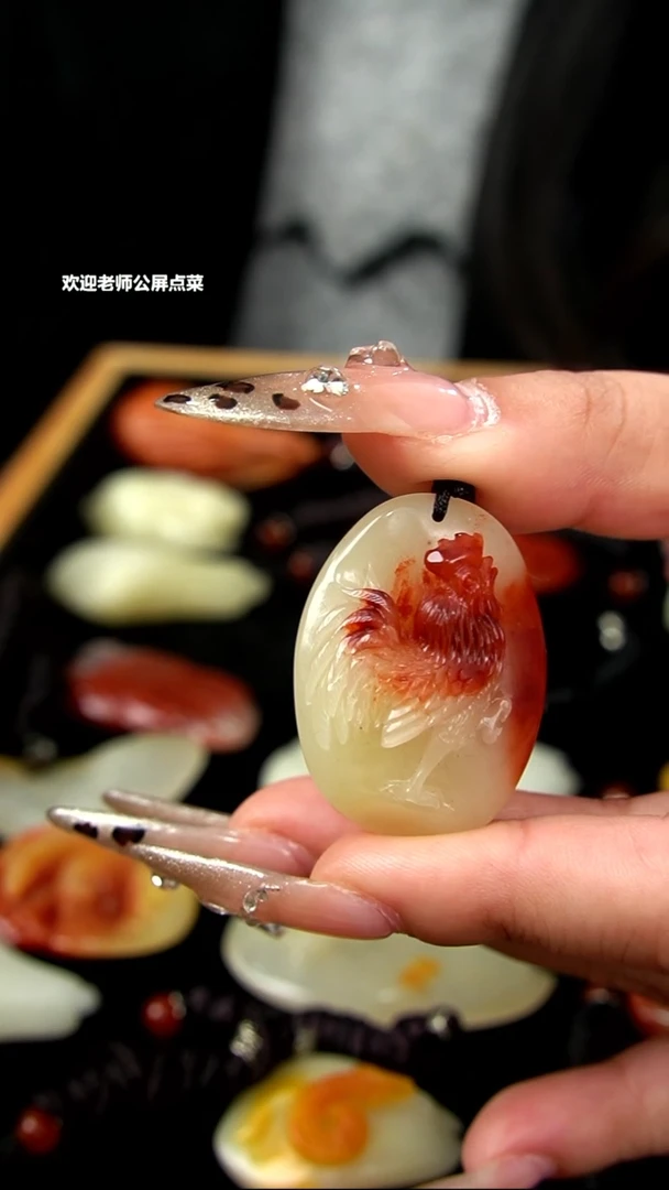 寿山石芙蓉石挂坠