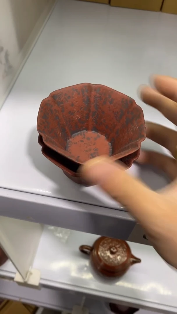 瓷片一对陶瓷茶具茶器