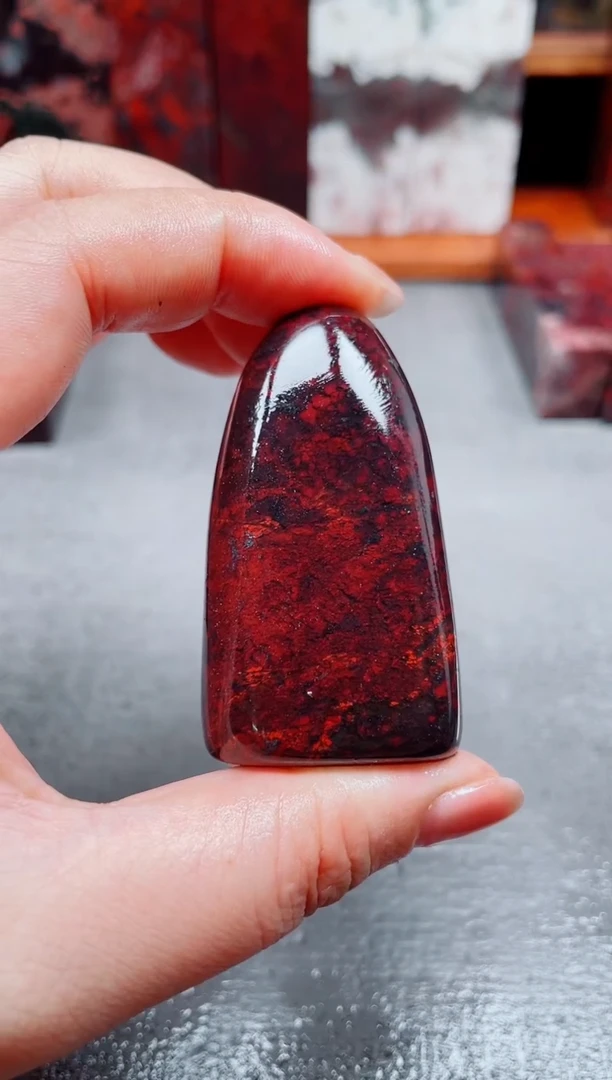 玉桂林鸡血玉素章--38