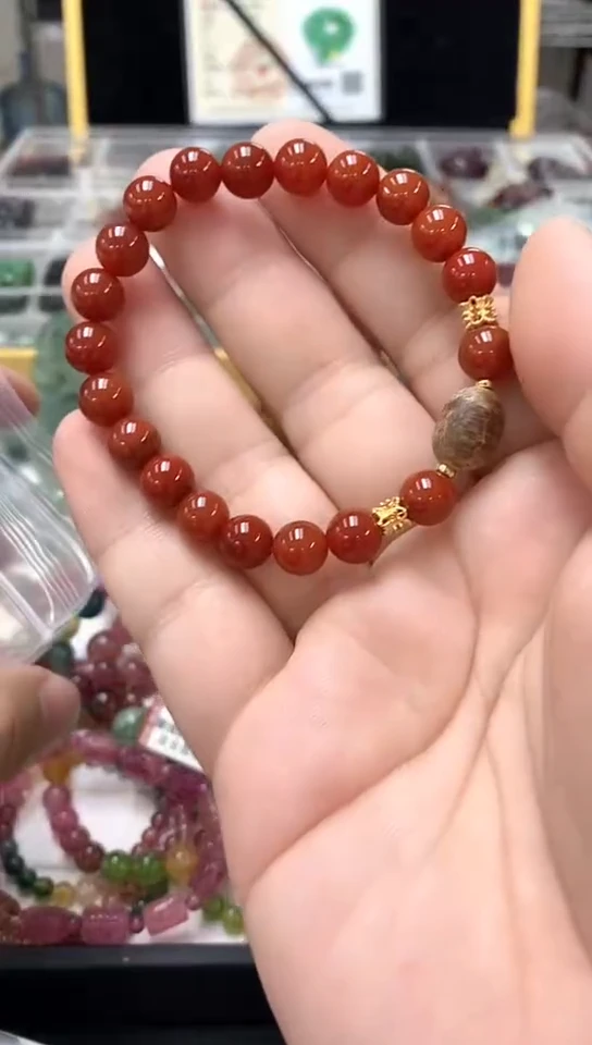 玛瑙/玉髓手链未镶嵌手链18