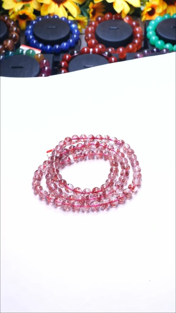 项链未镶嵌水晶L011金草莓多圈6mm多样性发其一