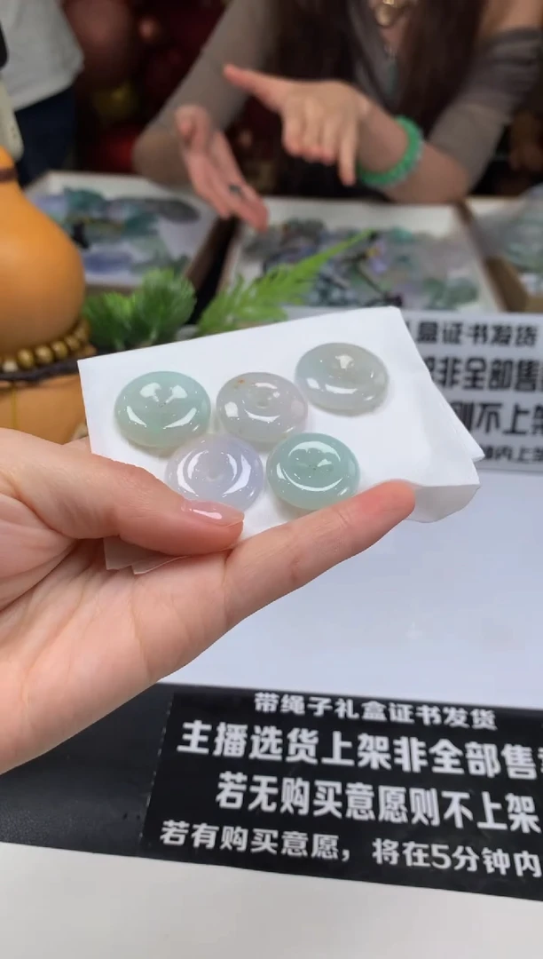 翡翠未镶嵌颈饰---22227多样性发其一（配高货绳）